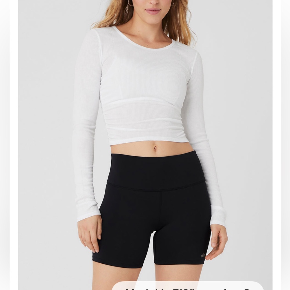 Alo yoga gather long sleeve